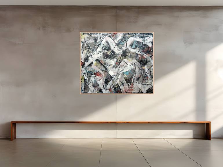 Original Abstract Expressionism Abstract Painting by Matthew Dibble