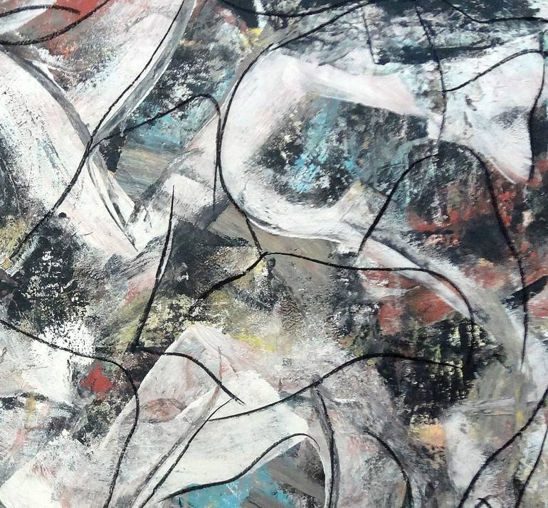 Original Abstract Expressionism Abstract Painting by Matthew Dibble