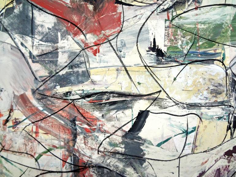 Original Abstract Expressionism Abstract Painting by Matthew Dibble