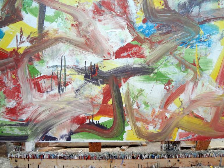 Original Abstract Expressionism Abstract Painting by Matthew Dibble