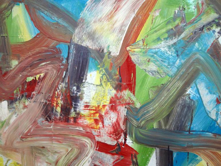 Original Abstract Expressionism Abstract Painting by Matthew Dibble