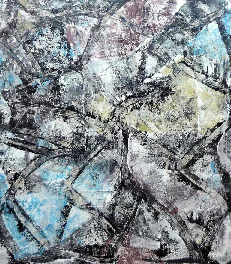 Original Abstract Expressionism Abstract Paintings by Matthew Dibble