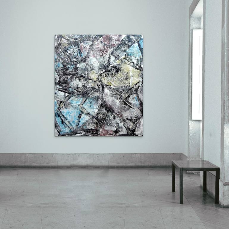 Original Abstract Expressionism Abstract Painting by Matthew Dibble