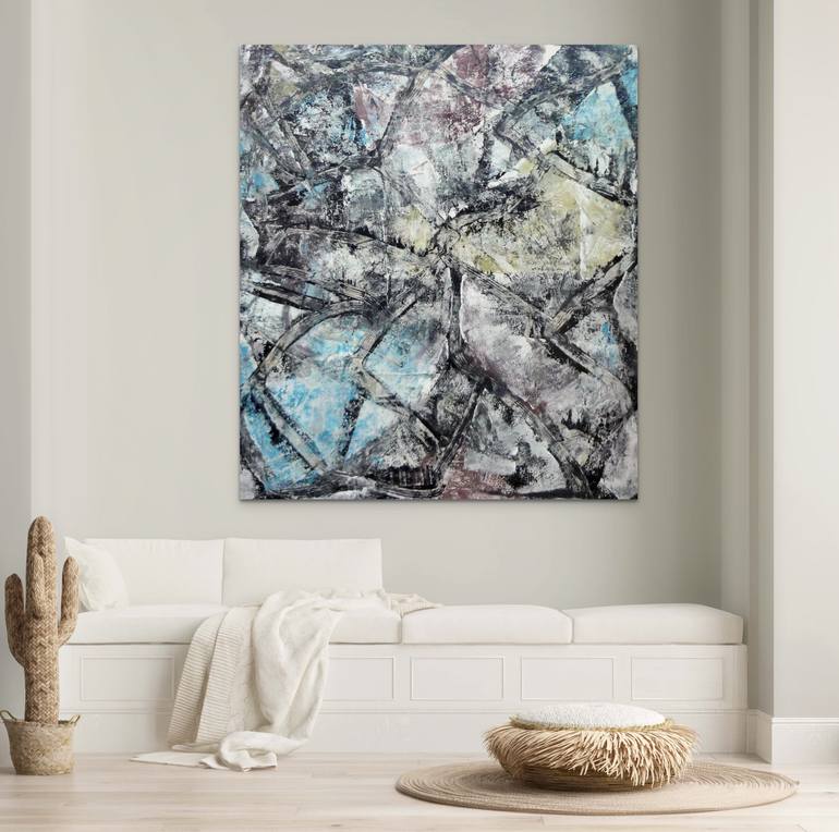 Original Abstract Expressionism Abstract Painting by Matthew Dibble