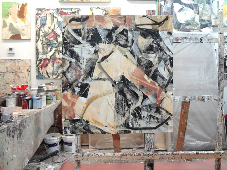 Original Abstract Expressionism Abstract Painting by Matthew Dibble