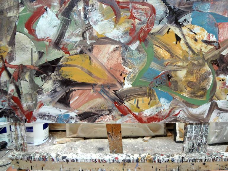 Original Abstract Expressionism Abstract Painting by Matthew Dibble