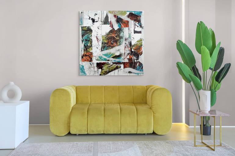 Original Abstract Expressionism Abstract Painting by Matthew Dibble