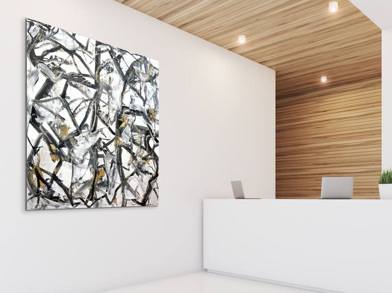 Original Abstract Expressionism Abstract Painting by Matthew Dibble