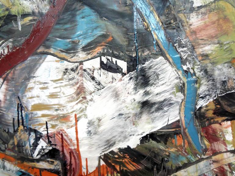 Original Abstract Expressionism Abstract Painting by Matthew Dibble