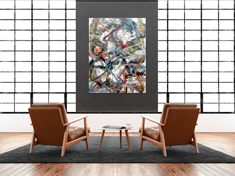 Original Abstract Expressionism Abstract Painting by Matthew Dibble
