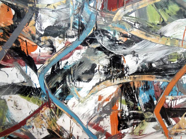 Original Abstract Expressionism Abstract Painting by Matthew Dibble