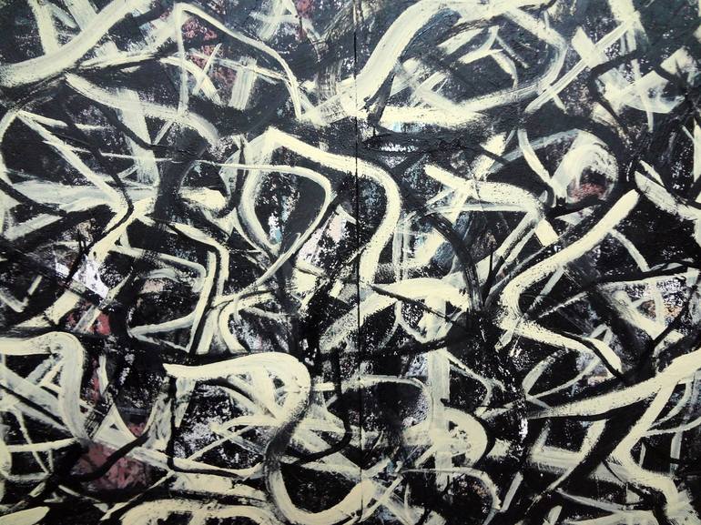 Original Abstract Expressionism Abstract Painting by Matthew Dibble