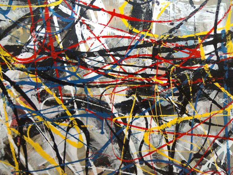 Original Abstract Expressionism Abstract Painting by Matthew Dibble