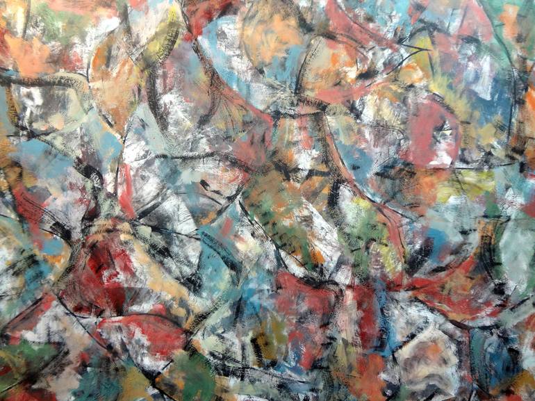 Original Fine Art Abstract Painting by Matthew Dibble