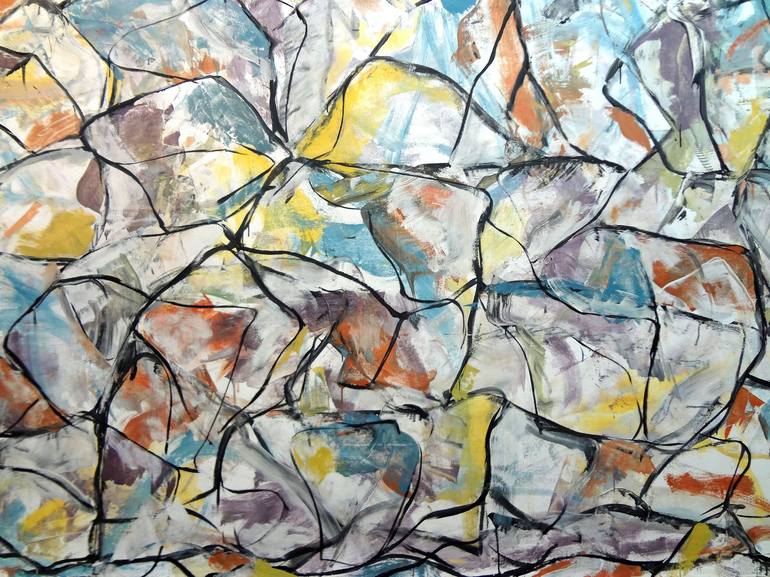 Original Abstract Expressionism Abstract Painting by Matthew Dibble