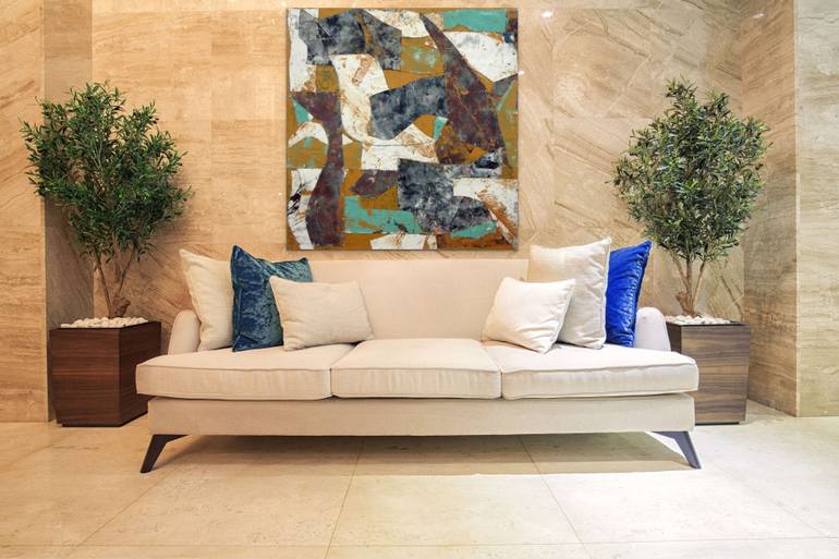 Original Abstract Expressionism Abstract Painting by Matthew Dibble