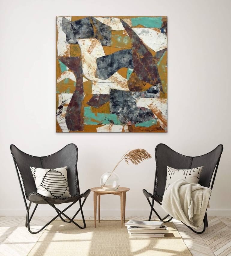 Original Abstract Expressionism Abstract Painting by Matthew Dibble