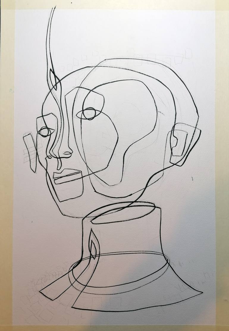 Original Expressionism Fantasy Painting by Emanuele Bevilacqua