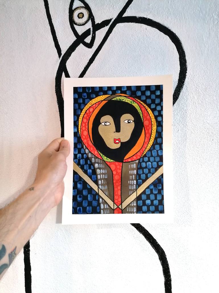 Original Expressionism People Painting by Emanuele Bevilacqua