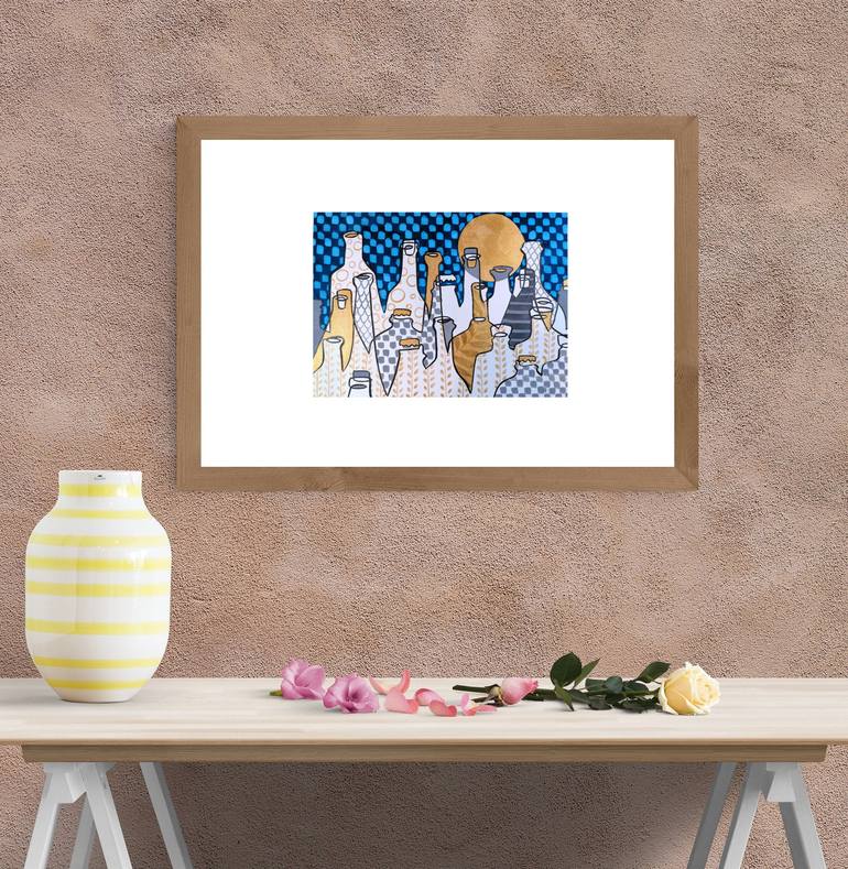 Original Surrealism Cities Painting by Emanuele Bevilacqua