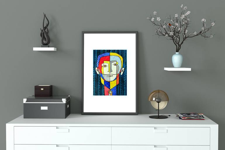 Original Surrealism Pop Culture/Celebrity Painting by Emanuele Bevilacqua