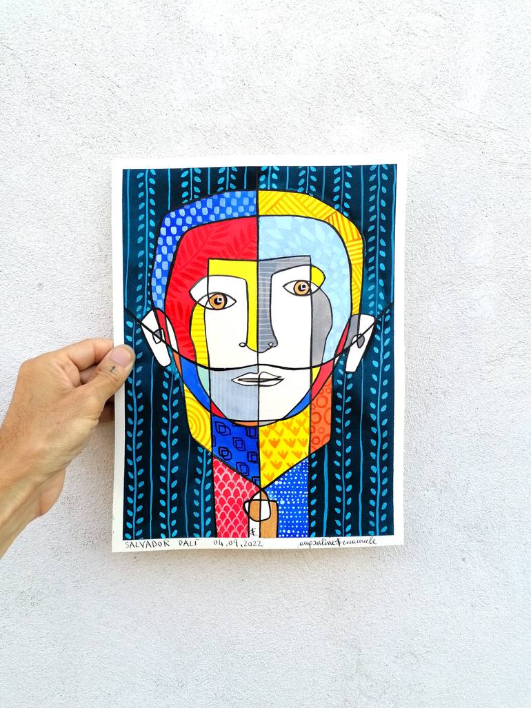 Original Surrealism Pop Culture/Celebrity Painting by Emanuele Bevilacqua