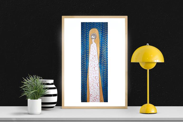 Original Surrealism Women Painting by Emanuele Bevilacqua