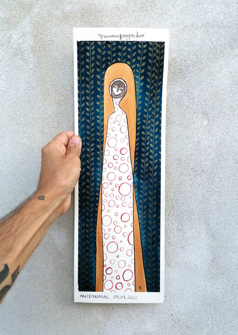 Original Surrealism Women Painting by Emanuele Bevilacqua