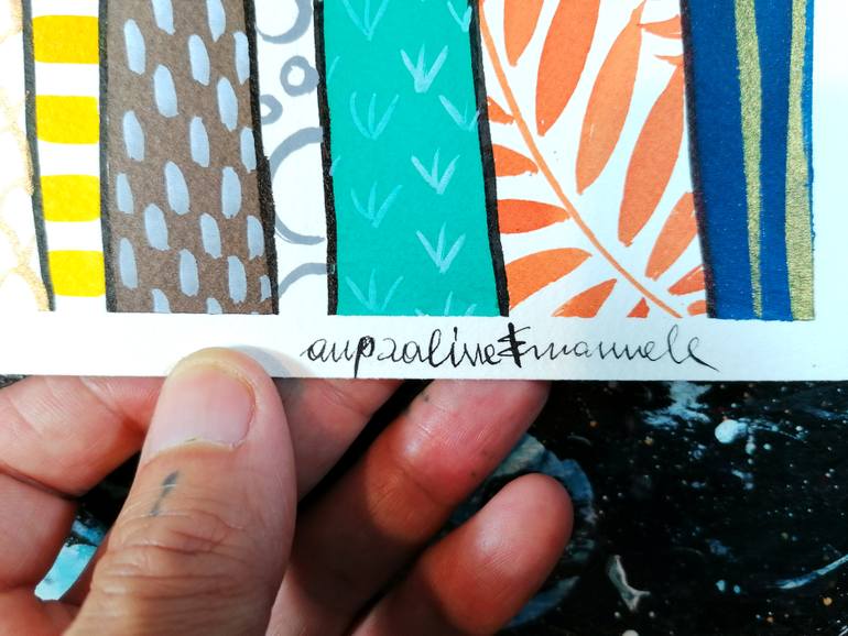 Original Folk People Painting by Emanuele Bevilacqua