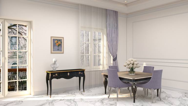 Original Expressionism Still Life Painting by Tatiana Karchevskaya