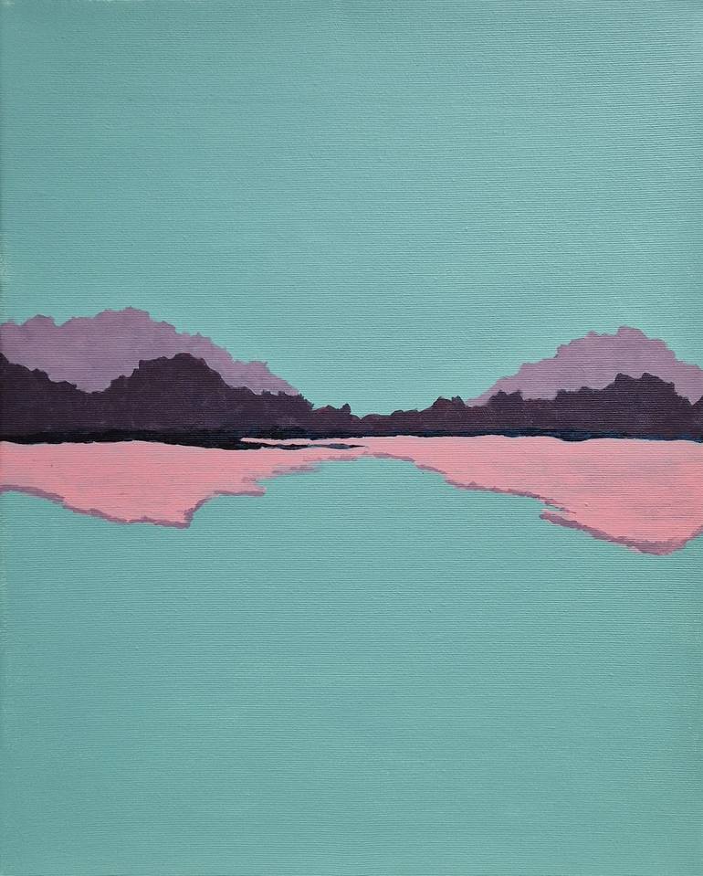 Mysterious landscape (2) Original Painting by tatiana karchevskaya