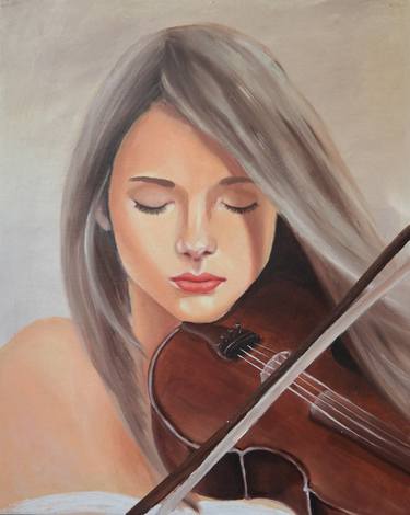 The girl playing the violin (2) thumb