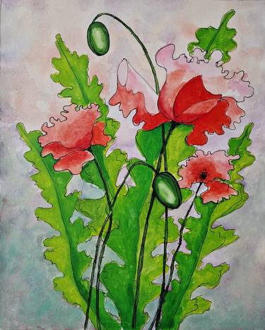 Original Floral Paintings by Tatiana Karchevskaya