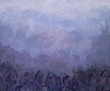 Mysterious landscape in purple shades (1) thumb