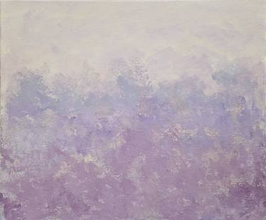 Mysterious landscape in purple shades (2) thumb