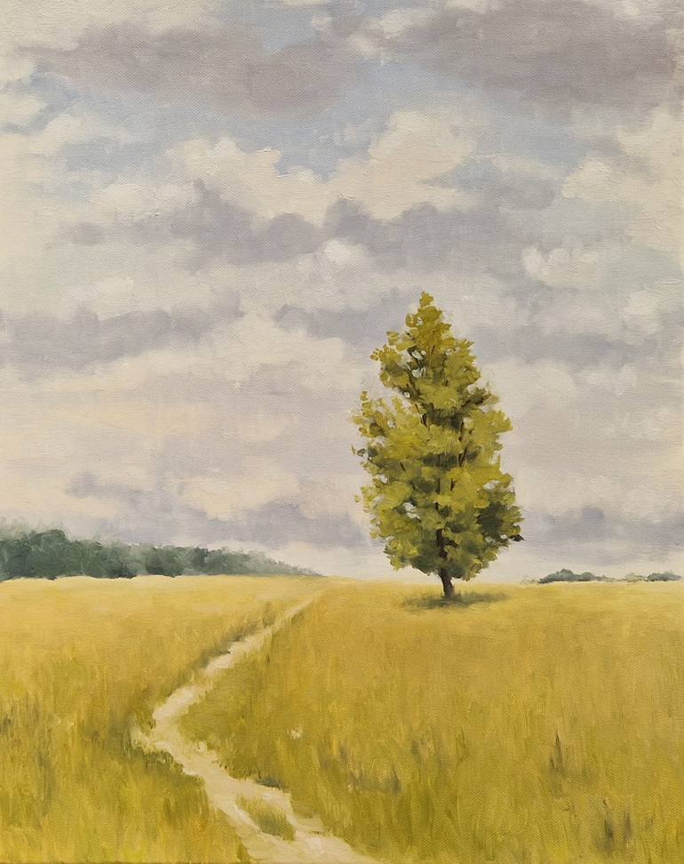 Original Figurative Landscape Painting by Tatiana Karchevskaya