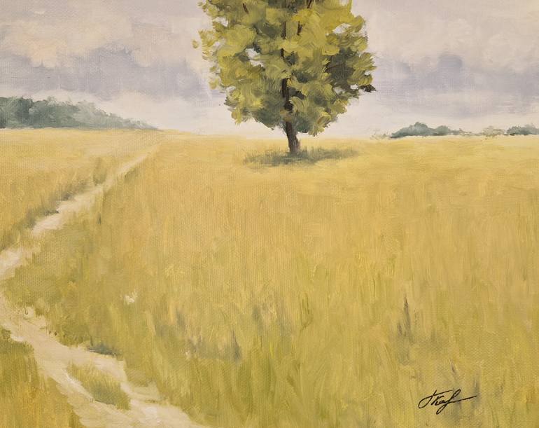 Original Figurative Landscape Painting by Tatiana Karchevskaya