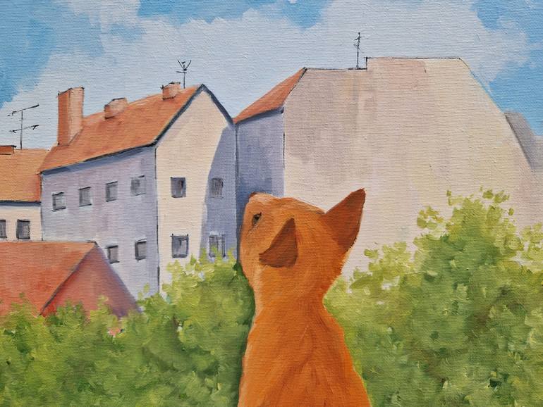 Original Figurative Animal Painting by Tatiana Karchevskaya