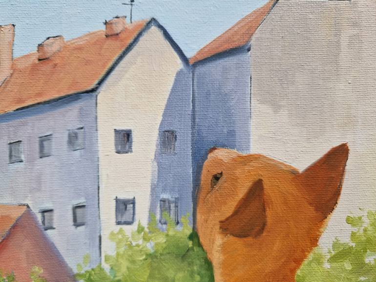 Original Figurative Animal Painting by Tatiana Karchevskaya