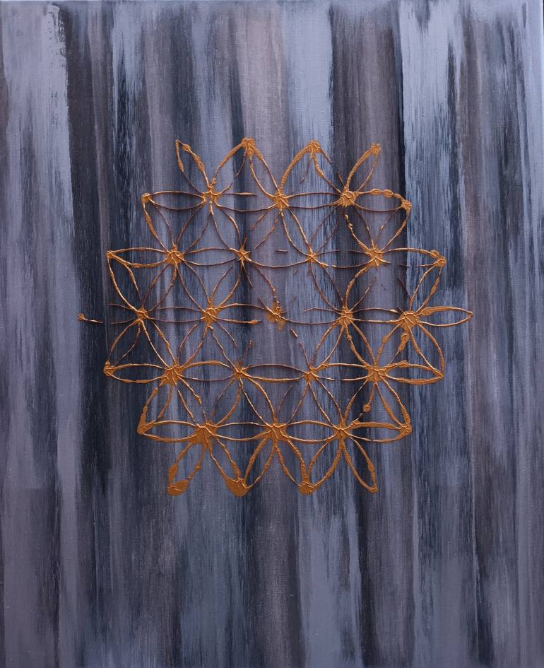 Flower of Life Perfectly imperfect Painting by Erica Zambo | Saatchi ...