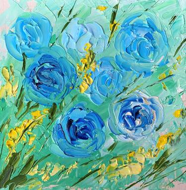 A-163 Floral Painting - Limited Edition of 10 thumb