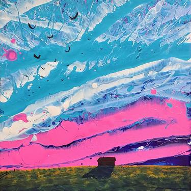 Original Abstract Expressionism Landscape Paintings by Cody TheCreative