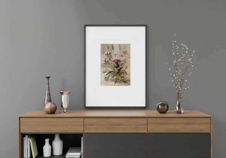 Original Fine Art Floral Painting by Marina Muldasheva