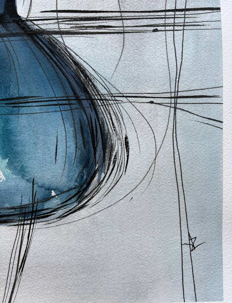 Original Abstract Women Painting by Ana Ozz
