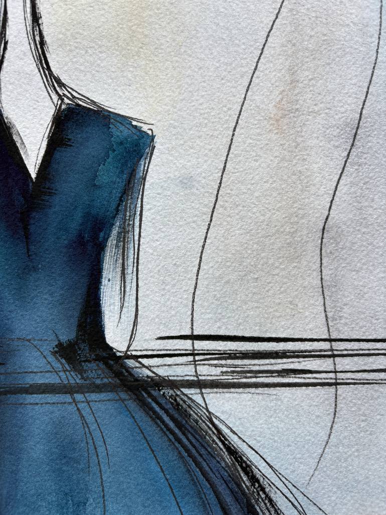 Original Abstract Women Painting by Ana Ozz