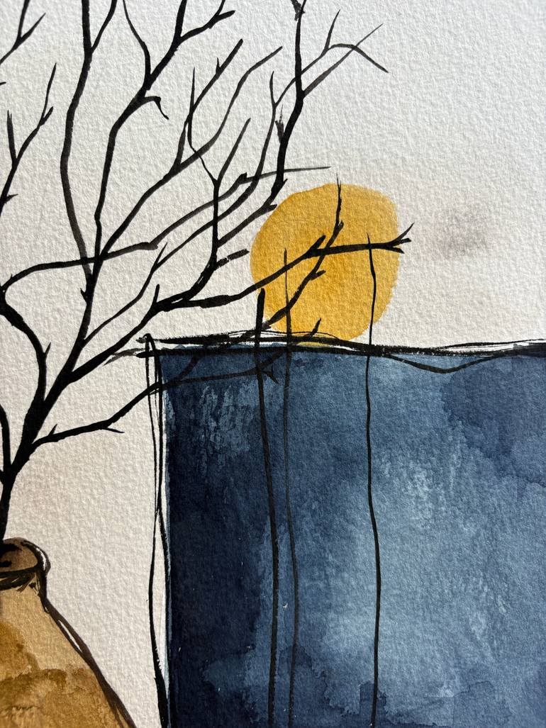 Original Abstract Still Life Painting by Ana Ozz