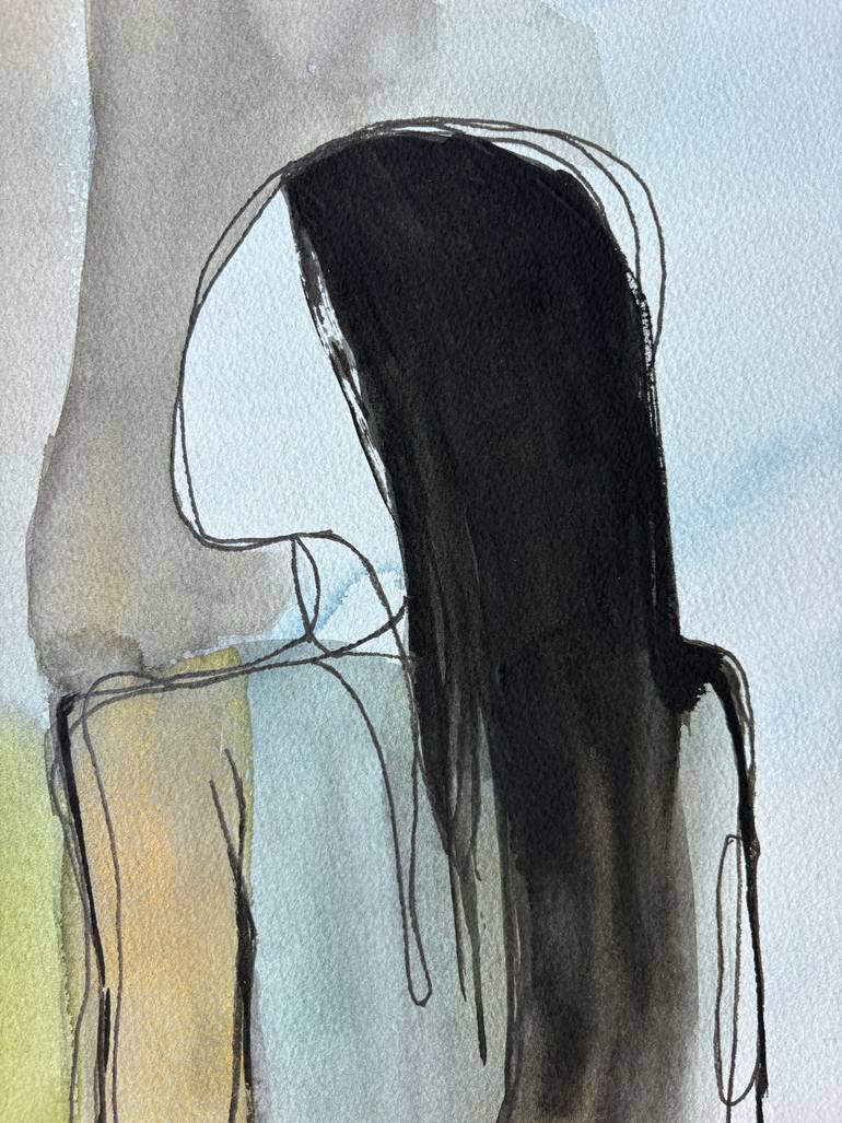 Original Abstract Women Painting by Ana Ozz