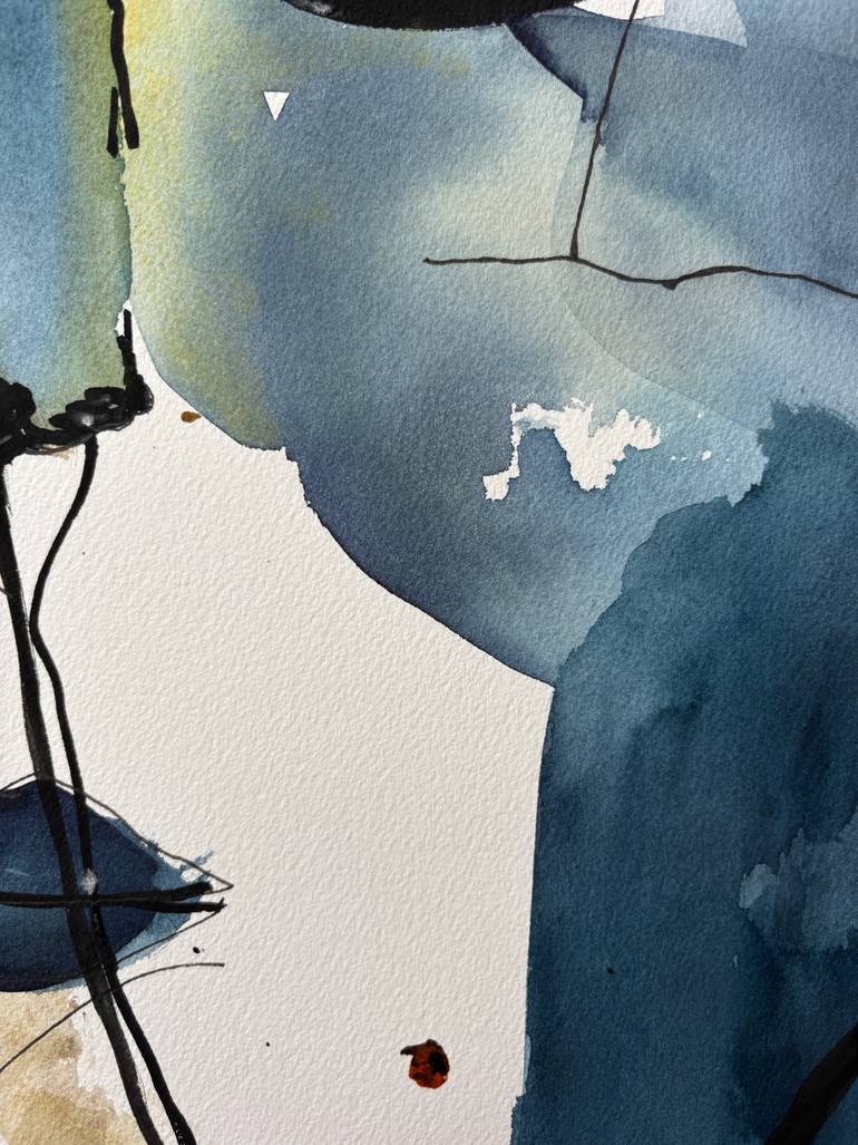Original Abstract People Painting by Ana Ozz