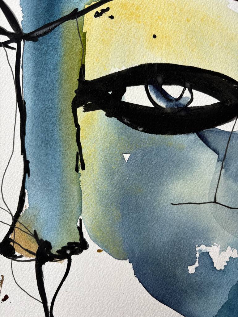 Original Abstract People Painting by Ana Ozz