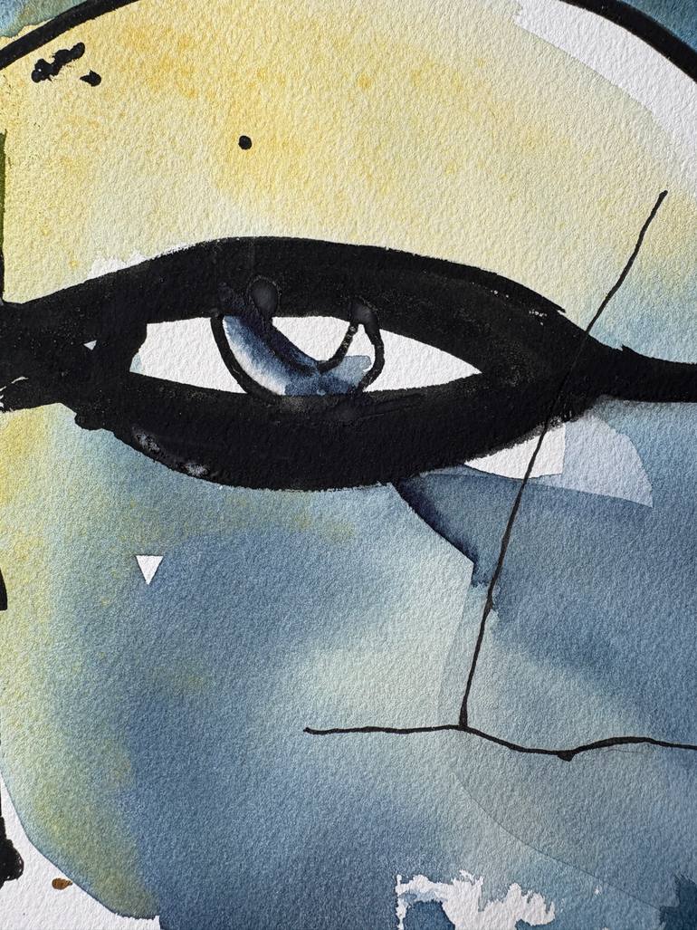 Original Abstract People Painting by Ana Ozz
